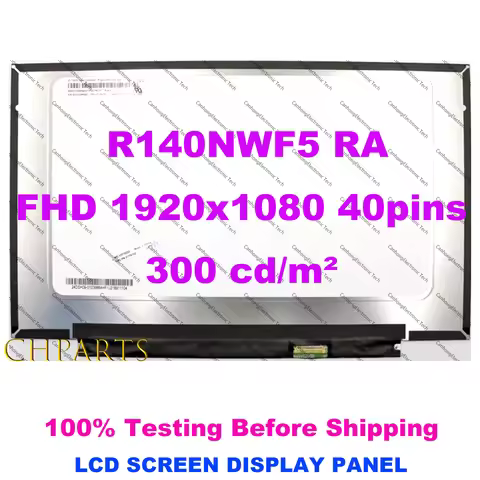 14.0" Laptop LCD Touch Screen Dispaly Panel B140HAK03.2 R140NWF5 RA LP140WFB-SPK1 For Lenovo ThinkPa