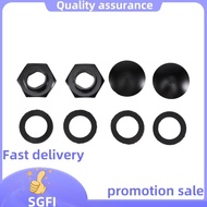 Rear Windshield Glass Strut Hardware Kit Fit for   92-95 Hatchback EG6  Black.fivepointsg