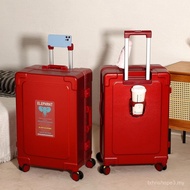 Bagasi Pelbagai fungsi Beg Perkahwinan Merah Beg Perjalanan Beg Perjalanan Bergolek Bagasi Kata Lalu