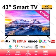 Smart TV 43 inch TV Smart 4K UHD Android 12 TV (32"/43"/50'') LED Wifi TV 32 Inch Android TV Murah