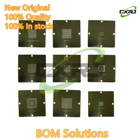 9Pcs/Lot XBOX360 CPU GPU Stencils 90*90mm BGA Reballing Station Game Console CSP HANA GPU-B CPU-A01 