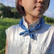 一百種生活 藍染萬用方巾 領巾