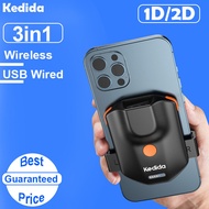 Kedida Portable Laser 1D 2D Barcode Scanner Máy quét mã vạch không dây qua Bluetooth Mã vạch Quét Mã