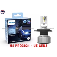 [Genuine] 2 H4 Pro3021 Philips Ultinon LED Bulbs (UE Gen3)