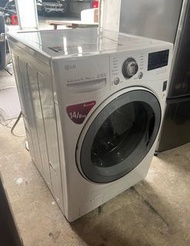 【桃園區】LG  F2514DTGW  滾筒洗衣機 炫麗白 / 14公斤洗衣容量, 8公斤烘衣容量