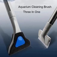 High Quality 3 In 1 Aquarium Tank Clean Set Aquarium Cleaner Fish Net Scraper Sponge Cleaning Tool K