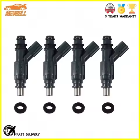 4pcs 23250-0D030 0280156019 23209-0D030 Fuel Injector For Toyota Avensis Corolla ZZE12 E141 ZZE150 F