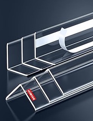 6PCS Clear Self-Adhesive Wall Corner Protectors，Corner Guards & Edge Protector for Wall Door Frame C
