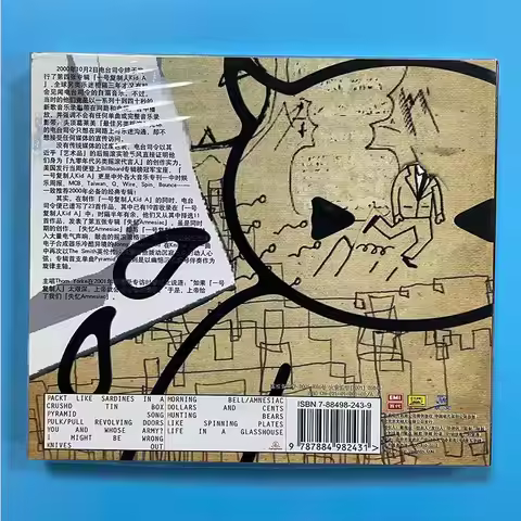 Classic Radiohead Thom Yorke Music CD Amnesiac Album Music Record Cosplay Walkman Car Soundtracks Bo