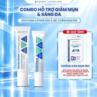 Lightweight Moisturizing Lotion Duo 40G & Acne Spot Gel to Reduce Acne and Pimples 15G Trioderma