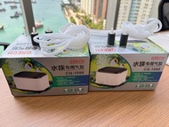 雙孔可調低音氧氣泵增氧泵魚缸大氣量打氧泵觀賞魚充氧泵