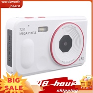 Digital Camera 16x Digtal Zoom Auto Focus 2.5K HD 72MP Digital Camcorder Camera for Home Outdoor Tra