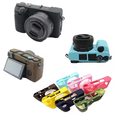 Soft Camera Case For Sony A6300 A6100 A6400 Silicone Case Rubber Body Cover Skin