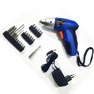 MESIN MOLLAR Cordless Screwdriver 4.8 VOLT 24 pc - Drill Screwdriver Battery Set