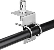 Bingfu Anti Rust SO239 to [3/8 x 24] Antenna Adapter U Bolt Pole Mount for Ham UHF VHF CB Cellular 4