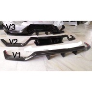 PERODUA MYVI GEN3 REAR DIFFUSER V1,V2,V3