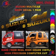 Suzuki Multicab Body Decals - 4x4 Off Road High Quality Vinyl Sticker
