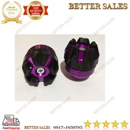 PURPLE ALUMINUM MOTORCYCLE SLIDERS