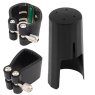 Soft Leather Clarinet Mouthpiece Ligature for B Flat Clarinet + Adjustable Screw