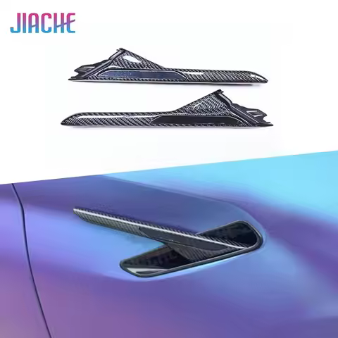 JIACHE Dry Carbon Fiber For BMW 5 Series G30 G38 F90 M5 2018+ Car Side Fender Splitter Trims Coolest