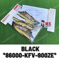 STICKER Honda EX5 Dream Stripe Body Cover O R I G I N A L BSH PEARL WHITE , GREY , BLACK , RED , BLU