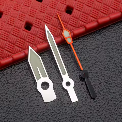 Watch Hands C3 Green Super Luminous Pointer Replacement Accessory Parts Fits for Seiko NH35 4R35 4R3