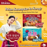 Instant rice noodles Korean spicy kimchi japchae bihunku