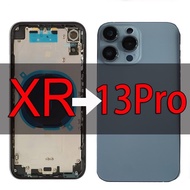 Diy For iPhone XR housing like to 13 Chassis,XR Convert to 13pro Backshell, for XR to 13 Pro Back Ba