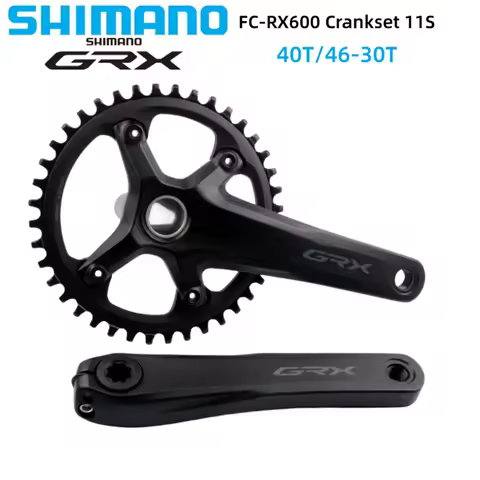 SHIMANO GRX FC-RX600 Crankset 1x11S 2x11S Bicycle Chain Wheel 40T/46-30T For Gravel Road Crank 11 Sp