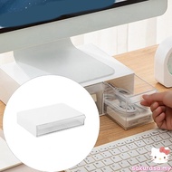 SAK Portable Desktop Transparent Storage Box Drawer Office File Storage Box Bedroom Study Stack Comb