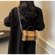 Furry Bag Furry Bag Plush Female Bag Fashionable All-Match [E105] Korean Version Niche Portable Furr