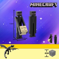 Minecraft ฉากเกม Square บล็อกอาคารโลกของฉัน การต่อสู้ของ Ender Dragon บล็อกอาคารประกอบบ้าน ของเล่นเด