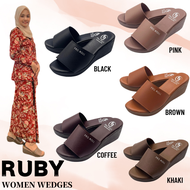 Pro Moll Women Wedges Heel Women Shoes Tumit Tinggi Perempuan Kasut Perempuan Kasut Tinggi Perempuan