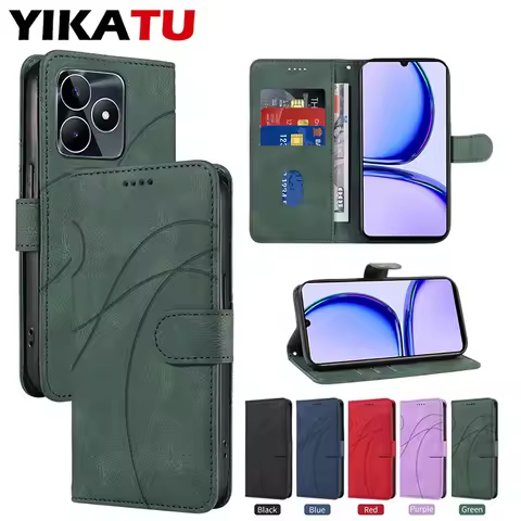 Leather Phone Case For OPPO Find X3 Pro X5 Lite F17 F19 Pro Plus Flip Wallet Card Stand Cover for Re