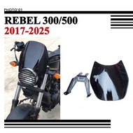 PSLER For Honda Rebel 300 500 CM300 CM500 CMX300 CMX500 Windshield Visor Windscreen Wind Shield Scre