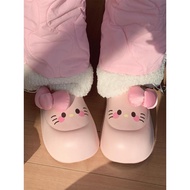 bedroom slippers slippers for women men slippers Thin Cute Bunny EVA Waterproof Cotton Slippers