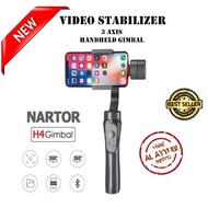 GIMBAL STABILIZER 3 AXIS SMARTPHONE VIDEO BLUETOOTH NARTOR H4 STEADYCAM Camera Youtubers