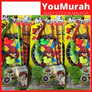 Mainan memanah Angry Bird untuk kanak2 /Kids Play Toy Angry Bird Archery Play Set Angry Bird Kids Pi