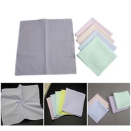 GB* 28x28cm Tie Dye Square Plain Color Handkerchief for Woman Gentleman Handkerchief