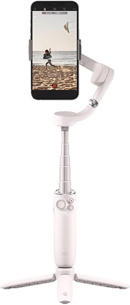 DJI OM 5 Smartphone Gimbal Stabilizer 3-Axis Phone Gimbal Built-In Extension Rod Portable and Foldab