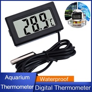 -50°C To 110°C LCD Digital Thermometer Mini Probe Instrument for Fridge Freezer Cooler Aquarium Chiller Fish Tank Car