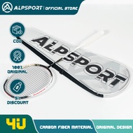 Vợt cầu lông chính hãng hạng đơn chuyên nghiệp hợp kim titan Bộ vợt cầu lông ALP alp80 lên đến 38lbs