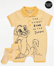 英國 代購 迪士尼 Disney 獅子王 辛巴 lion king simba 嬰兒 幼兒 套裝