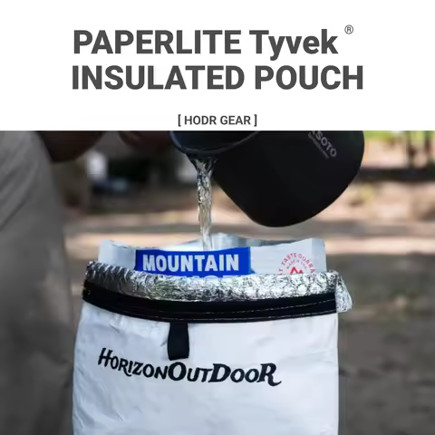 [HODR] Ultralight Thermal Pouch 20 g | Bubble-Foil Insulated Food Bag | Tyvek® Shell Insulated Pouch