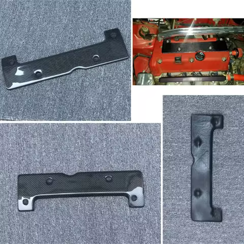 Car-styling Carbon Fiber Spark Plug Cover For Honda Civic EP3 Integra DC5 All K-Series Engine Tuning
