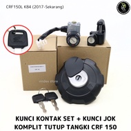 COMPLETE CONTACT KEY SET SEAT KEY TANK CAP CRF 150L K84