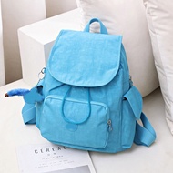 Kipling กระเป๋าสะพายหลัง K กระเป๋าสะพายไหล่คู่กระเป๋าเป้สะพายหลังน้ำหนักเบาสำหรับผู้หญิงสุทธิสีแดงฤด