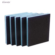 ELMER 5pcs Grit Sanding Sponge, Sandpaper Washable Polishing Sponge, Durable Reusable Polishing Pad 