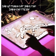 Bàn Vẽ Tranh Cát Động Sáng Tạo Thiết Kế Bàn Vẽ Chiếu Sáng - Đồ Chơi Trẻ Em Bàn Vẽ Tranh Cát Thông Mi