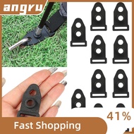 ANGRU4598 10/20pcs Double Eyes Black Tool Wind Rope Buckle Outdoor Camping Traveling Tent Feet Clamp Tent Clip